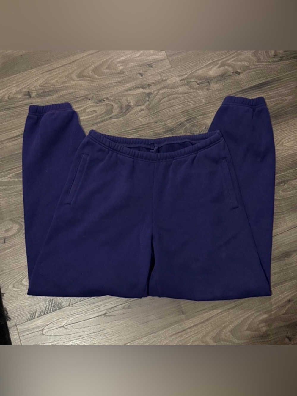 Skims Cotton Fleece Sweatpants - Concord